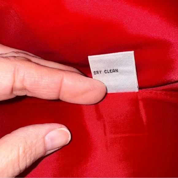 Talbots Red Women's Linen Blend Blazer Size 16 P - Picture 15 of 16